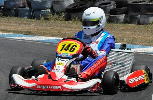 Luiz Fernando Berbel fica em 3º no Paranaense Light na preparação para o Brasileiro de Kart