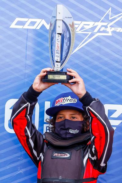 Christian Mosimann é destaque do Brasileiro de Kart com terceiro lugar na categoria Cadete