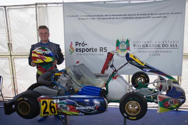 Eduardo Lazzari representa o Rio Grande do Sul no 55º Campeonato Brasileiro de Kart