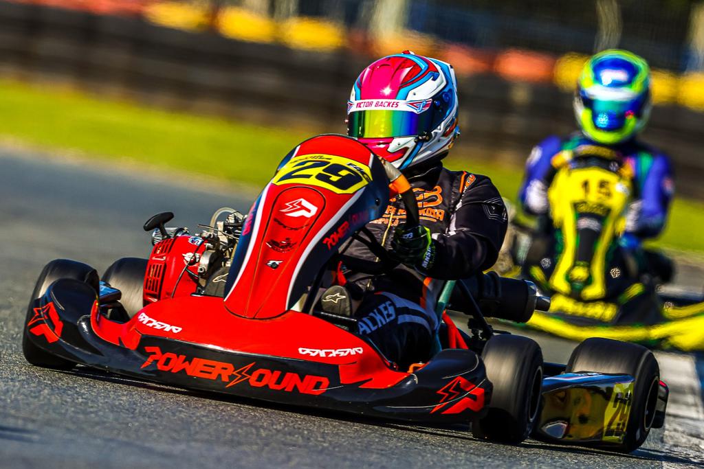 Victor Backes tem retorno positivo após três anos sem competir no Kartódromo Beto Carrero