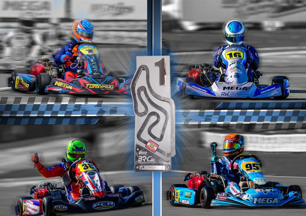 Mega Kart conquista quatro títulos na 24ª Copa Brasil de Kart