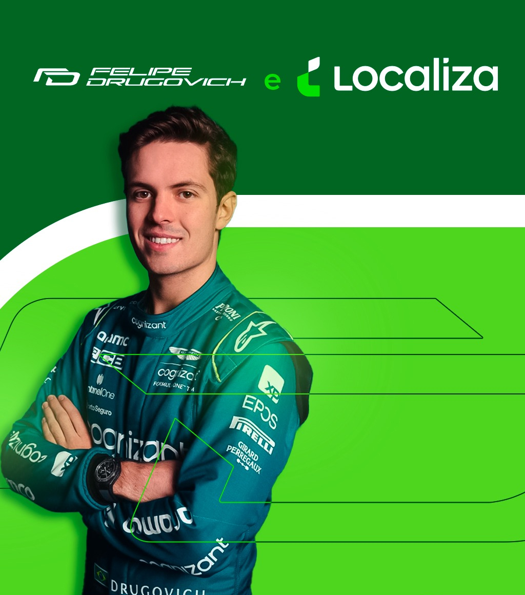 Felipe Drugovich passa a contar com patrocínio da Localiza