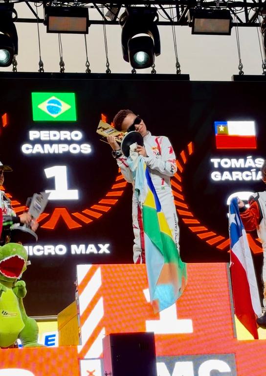 Pedro Campos é campeão sul-americano de kart e via ao Max e disputará o Mundial na Itália em outubro