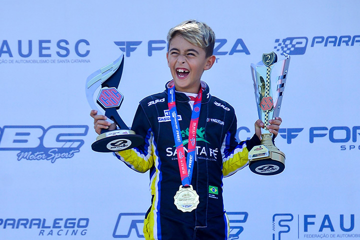 Álvaro Medeiros conquista o segundo lugar da categoria Mirim na Copa Beto Carrero