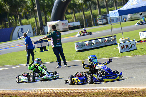 Mais querido da Copa Brasil de Kart, Álvaro Medeiros é campeão da categoria Mirim