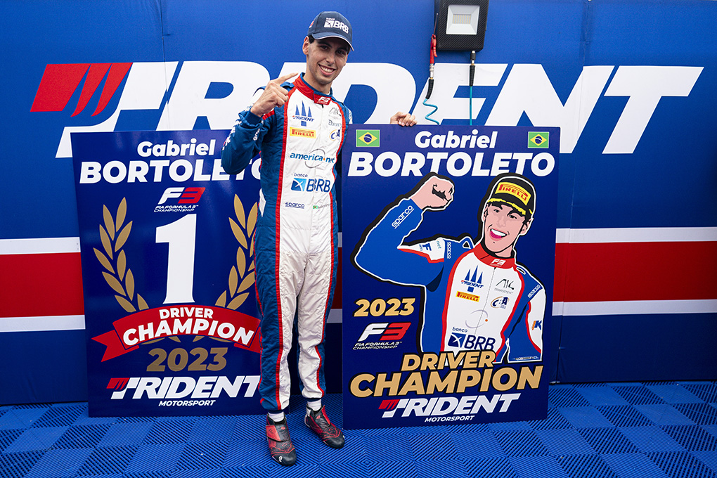 Gabriel Bortoleto é o campeão do FIA F-3
