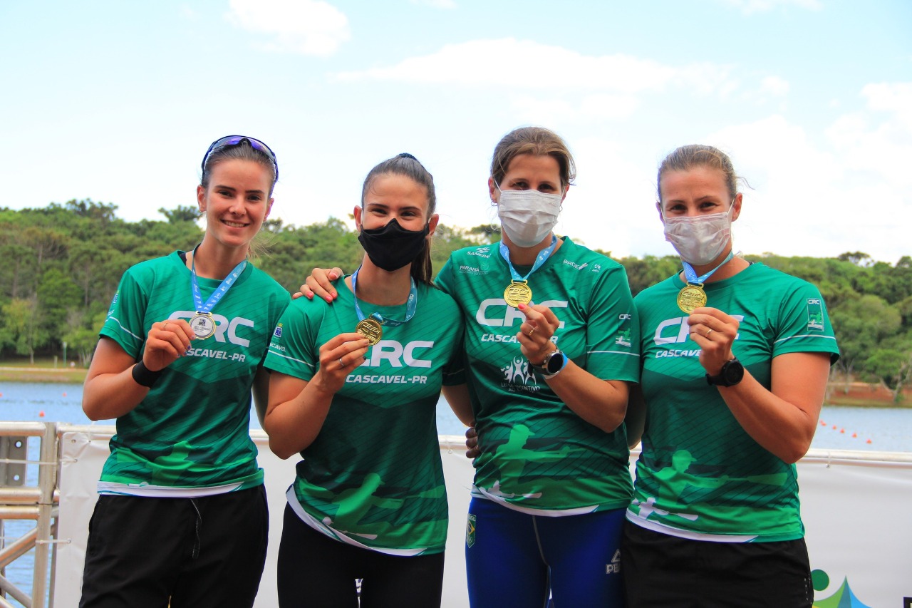 Cascavel termina o Brasileiro de Canoagem com 18 medalhas e pódio em 13 provas