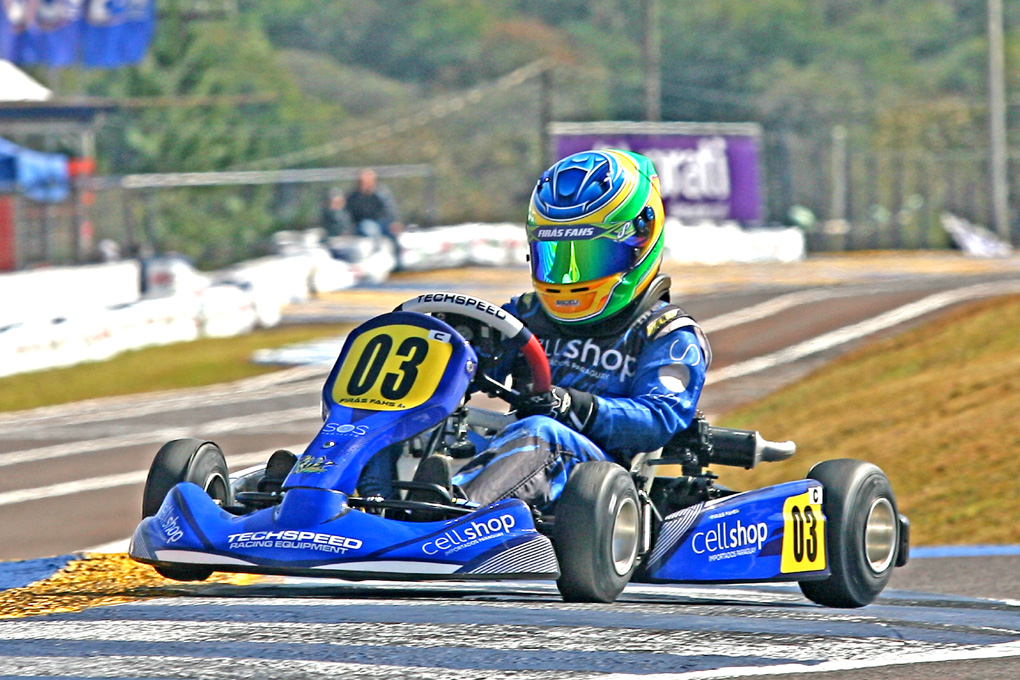 Firás Fahs considera bom o 1º dia de Brasileiro de Kart em Cascavel