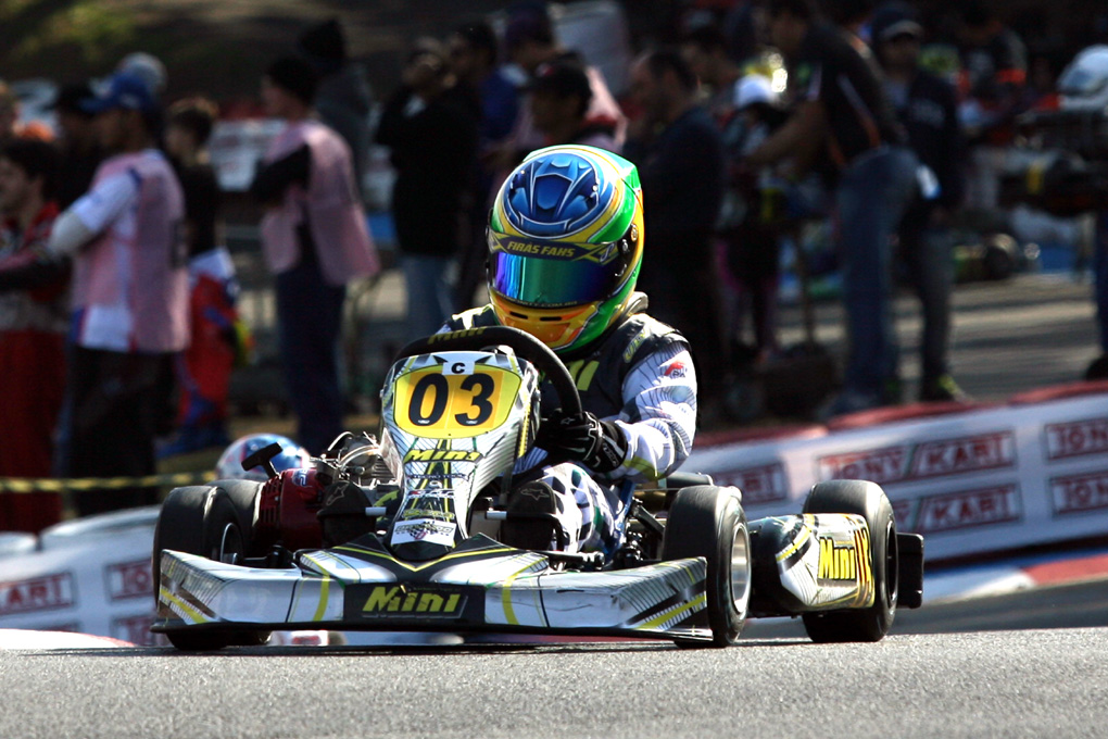 Firás Fahs tenta recuperar a liderança da Cadete no Citadino de Kart de Foz