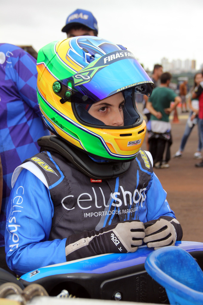 Firás Fahs torce por chuva no Campeonato Sul-Brasileiro de Kart