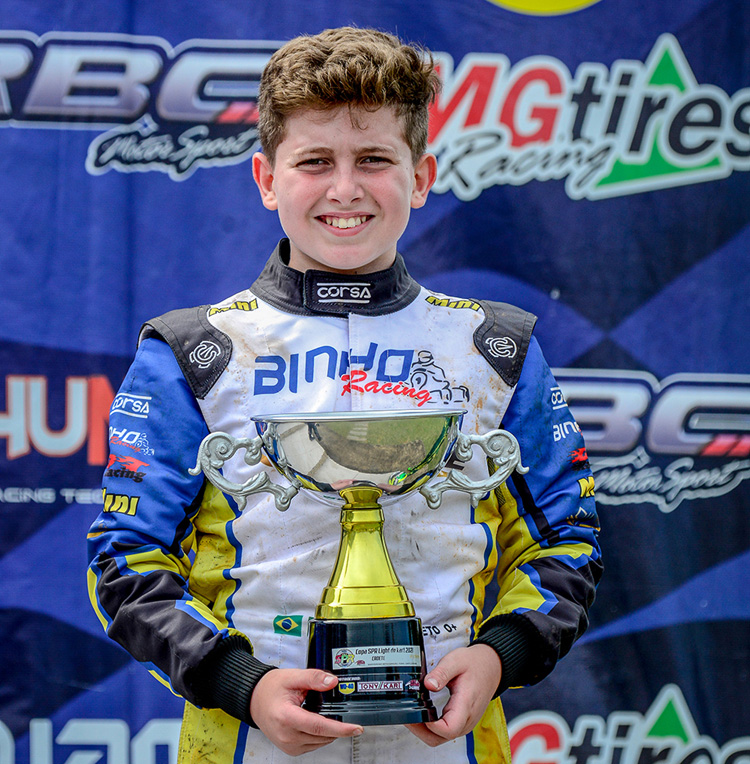 Francisco Camilo é campeão da categoria Cadete da Copa SPR