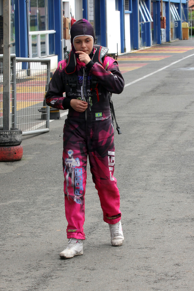 Giovana Marinoski se despede da Cadete no Brasileiro de Kart