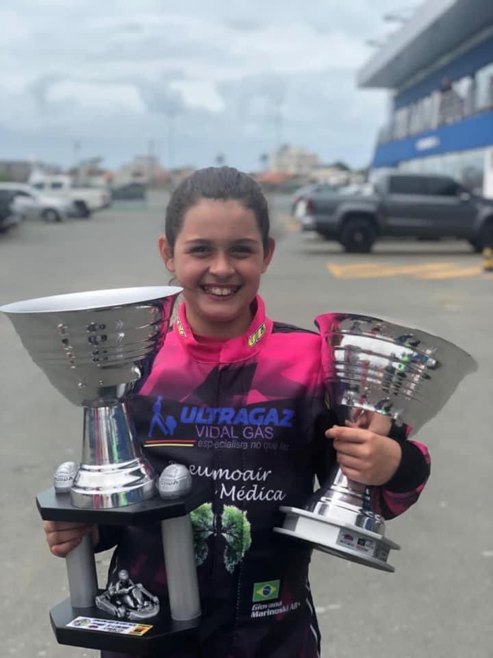 Giovana Marinoski se surpreende com primeiros treinos na categoria Júnior