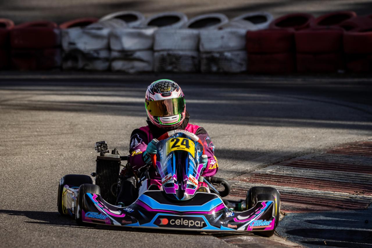 Giovana Marinoski precisa pontuar para continuar viva na Copa São Paulo de Kart