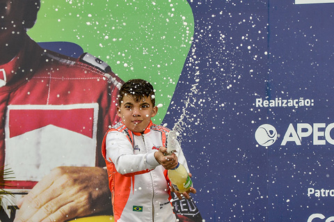 Guilherme Moleiro busca título da Cadete no Paranaense de kart, em Londrina