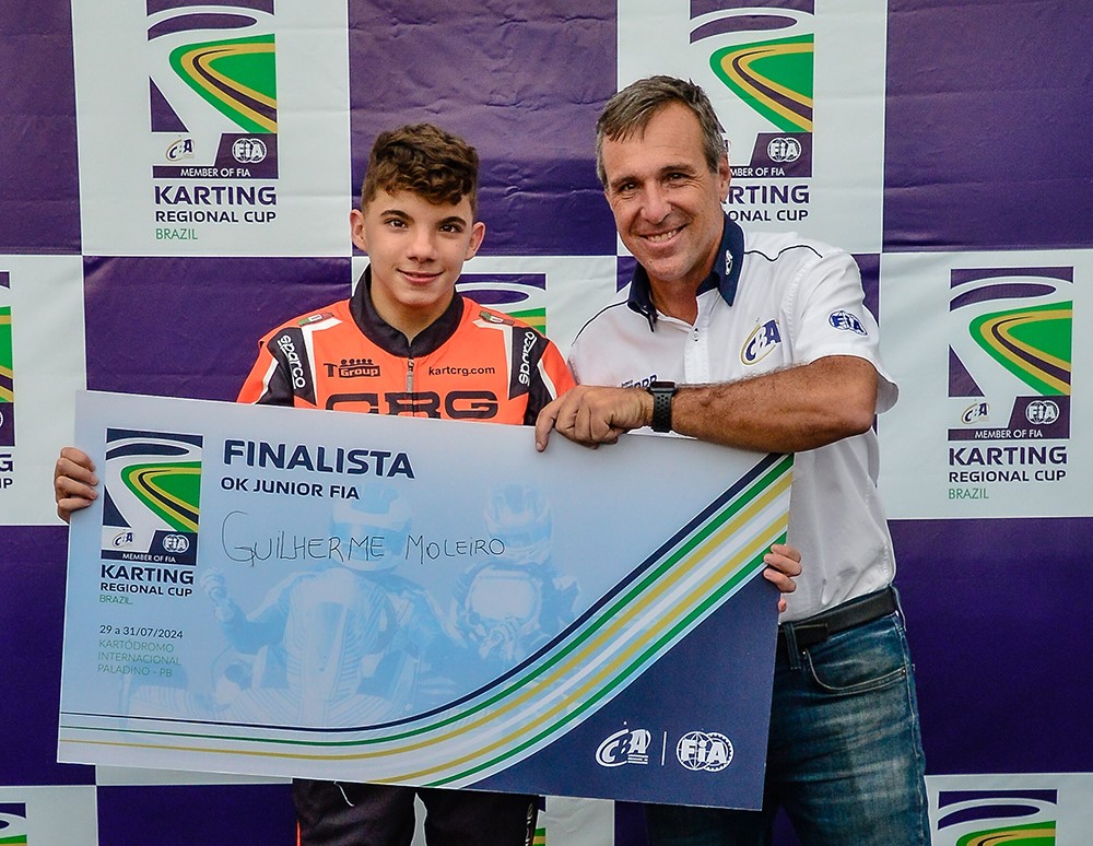 Guilherme Moleiro é o primeiro classificado para a final da Regional Cup