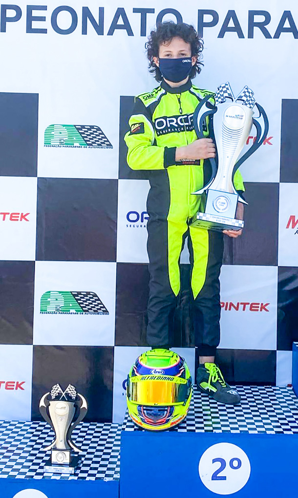 Vice-campeão Paranaense de Kart, Ibiapina foca agora no Brasileiro
