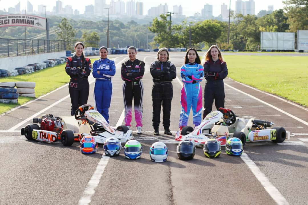 Com categoria para mulheres, terá início sábado o Metropolitano de Kart de Cascavel