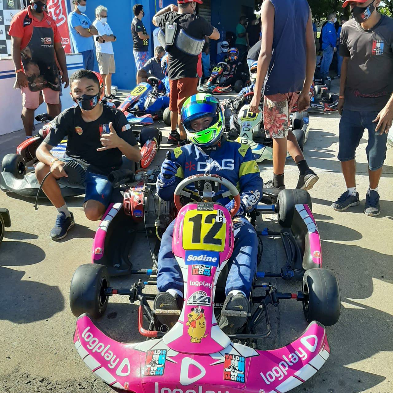 Cearense Pedro Moura estreia no Campeonato Nordeste de Kart com 3º lugar na categoria F-4 B
