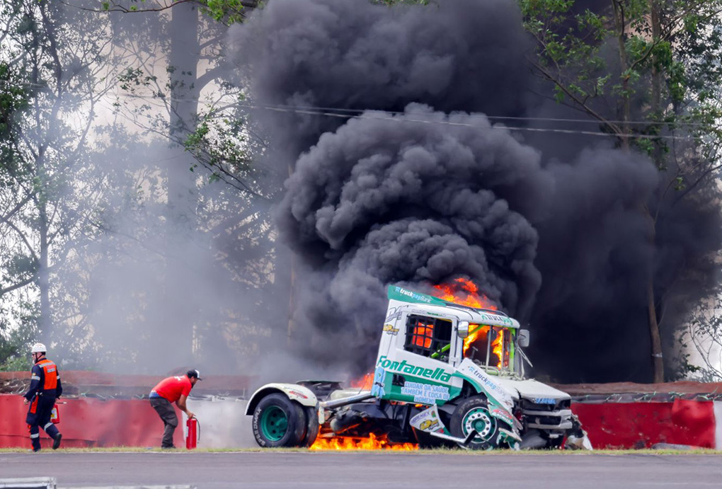 Túlio Bendo é o melhor da Fórmula Truck a sexta-feira no Autódromo do Tarumã